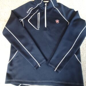 Sunice Allendale Stretch Navy & White Pullover Size XL.  In Like New Condition